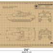 Load image into Gallery viewer, ABRAMS TANK CUTTING MAT FOR SCALE MODELS