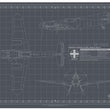 Load image into Gallery viewer, BF-109 CUTTING MAT FOR SCALE MODELS
