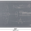 Load image into Gallery viewer, SPITFIRE MODEL BUILDER'S CUTTING MAT 18x24 - Tankraft