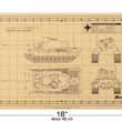 Load image into Gallery viewer, KING TIGER CUTTING MAT FOR SCALE MODELS