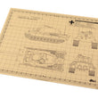 Load image into Gallery viewer, KING TIGER MODEL BUILDER'S CUTTING MAT 18x24 - Tankraft