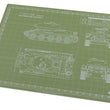Load image into Gallery viewer, T-34/85 MODEL BUILDER'S CUTTING MAT 18x24 - Tankraft