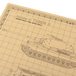 Load image into Gallery viewer, KING TIGER MODEL BUILDER'S CUTTING MAT 18x24 - Tankraft