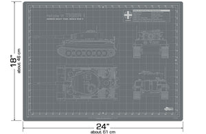 TIGER TANK CUTTING MAT FOR SCALE MODELS