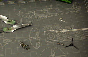 SPITFIRE MODEL BUILDER'S CUTTING MAT 18x24 - Tankraft