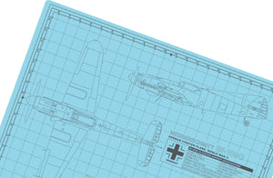 BF-109 CUTTING MAT FOR SCALE MODELS