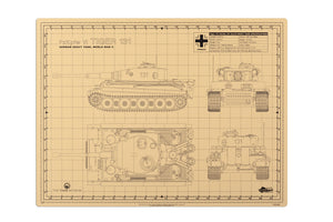 TIGER 131 CUTTING MAT FOR SCALE MODELS