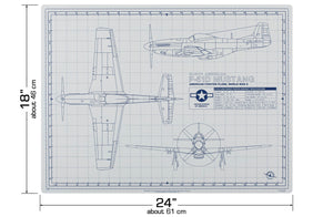 MUSTANG MODEL BUILDER'S CUTTING MAT 18x24 - Tankraft