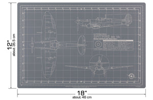 SPITFIRE CUTTING MAT FOR SCALE MODELS