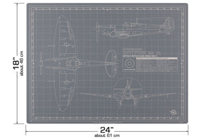 SPITFIRE MODEL BUILDER'S CUTTING MAT 18x24 - Tankraft