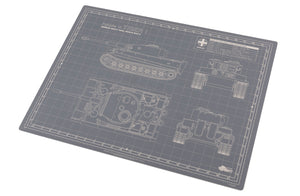 TIGER TANK MODEL BUILDER'S CUTTING MAT 18x24 - Tankraft