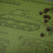Load image into Gallery viewer, SHERMAN TANK MODEL BUILDER&#39;S CUTTING MAT 18x24 - Tankraft
