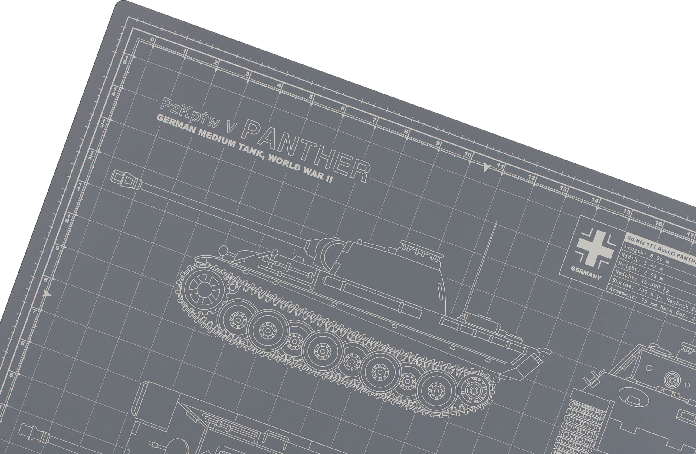 Gridded Rotary Cutting Mat — Tandy Leather, Inc.